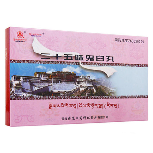 Natural Herbal Traditional Tibetan Medicine Ershiwuwei Guijiu Wan or Ershiwuwei Guijiu Pills for Eliminate wind, relieve pain, regulate menstrual blood. Traditional Chinese Medicine. Er Shi Wu Wei Gui Jiu Wan